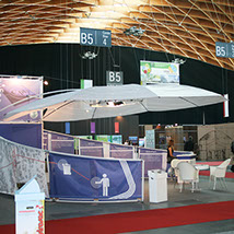 progettazione, allestimento ,montaggio e smontaggio stand a basso impatto ambientale per EPT e Tradingenia fiera Ecomondo Rimini.